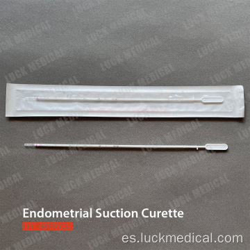 Cureta de succión endometrial desechable